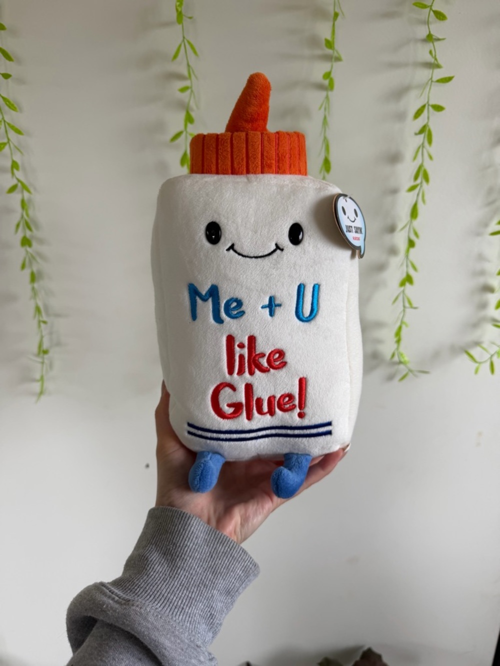 Aurora me and you like glue plush